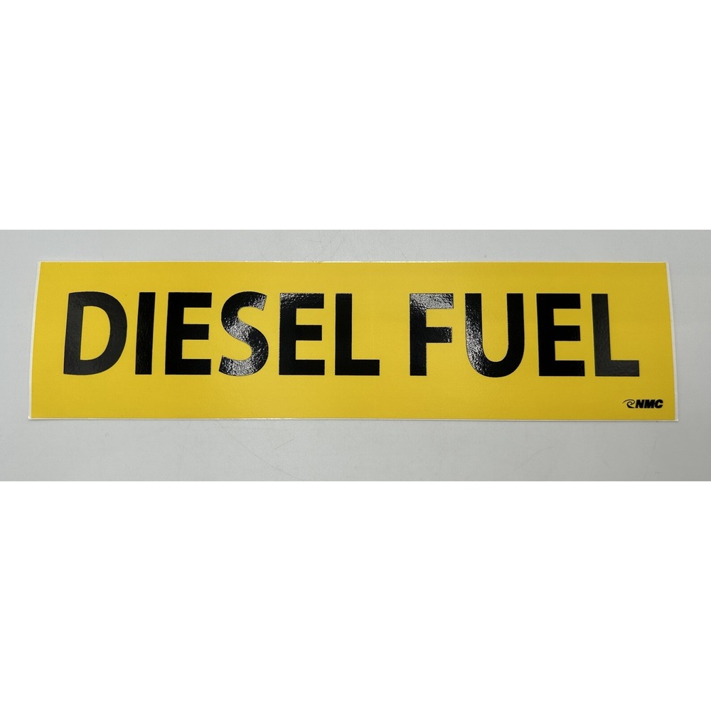 6x Diesel Fuel Vinyl‎ Decals / Gas Stickers / Labels Fuel Door Label Emblems